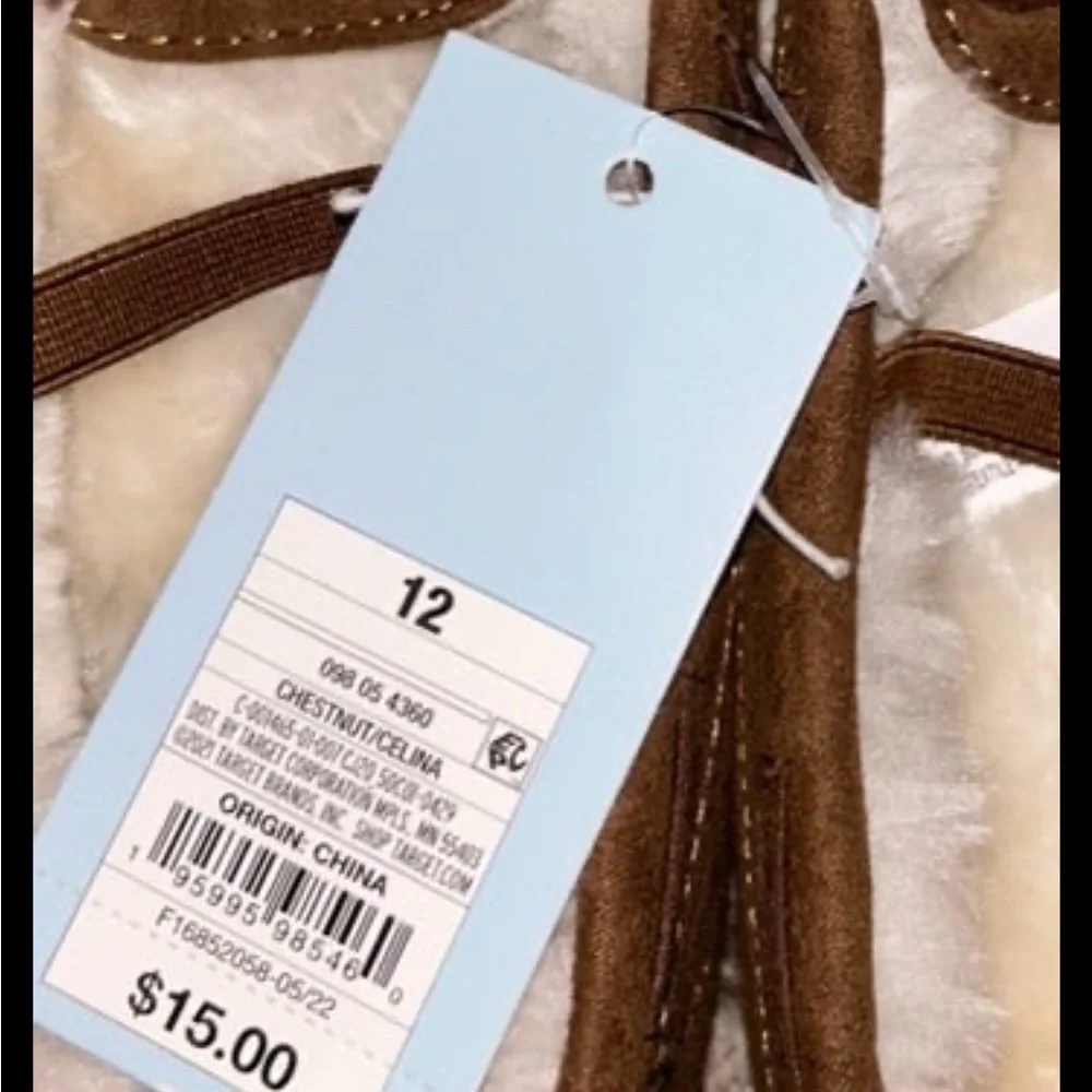 NWT Girls’ (12) Brown Moccasins